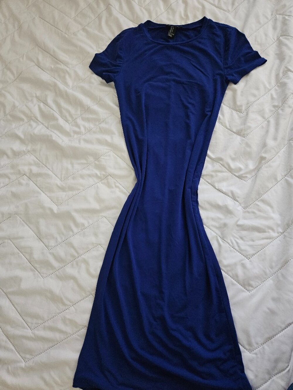Forever 21 Blue Midi Dress Size S